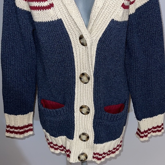 Cotton Country Oversized Button Up Knit Carlton Cardigan - Picture 3 of 14